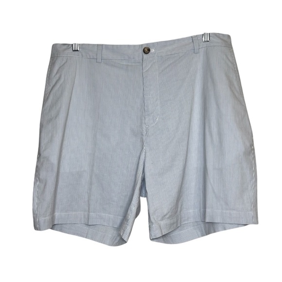 Vineyard Vines Shorts Mens Size 42 Blue Striped Seersucker Breaker Short - Picture 1 of 11